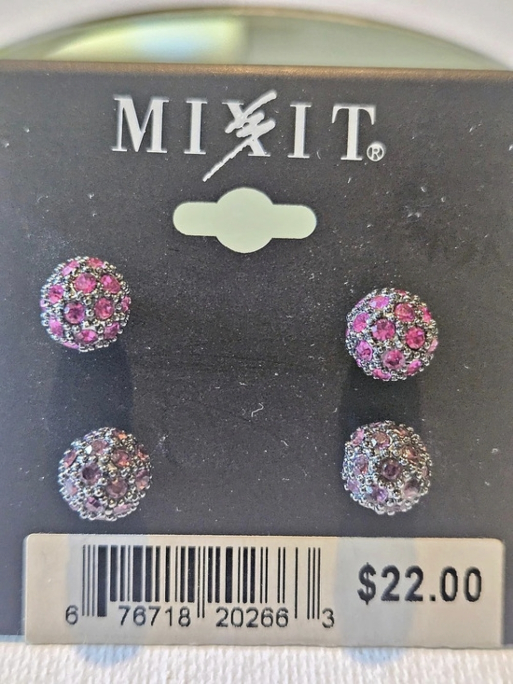 MIXIT Purple Stud Earrings Stud Earrings in Purple & Pink NWT